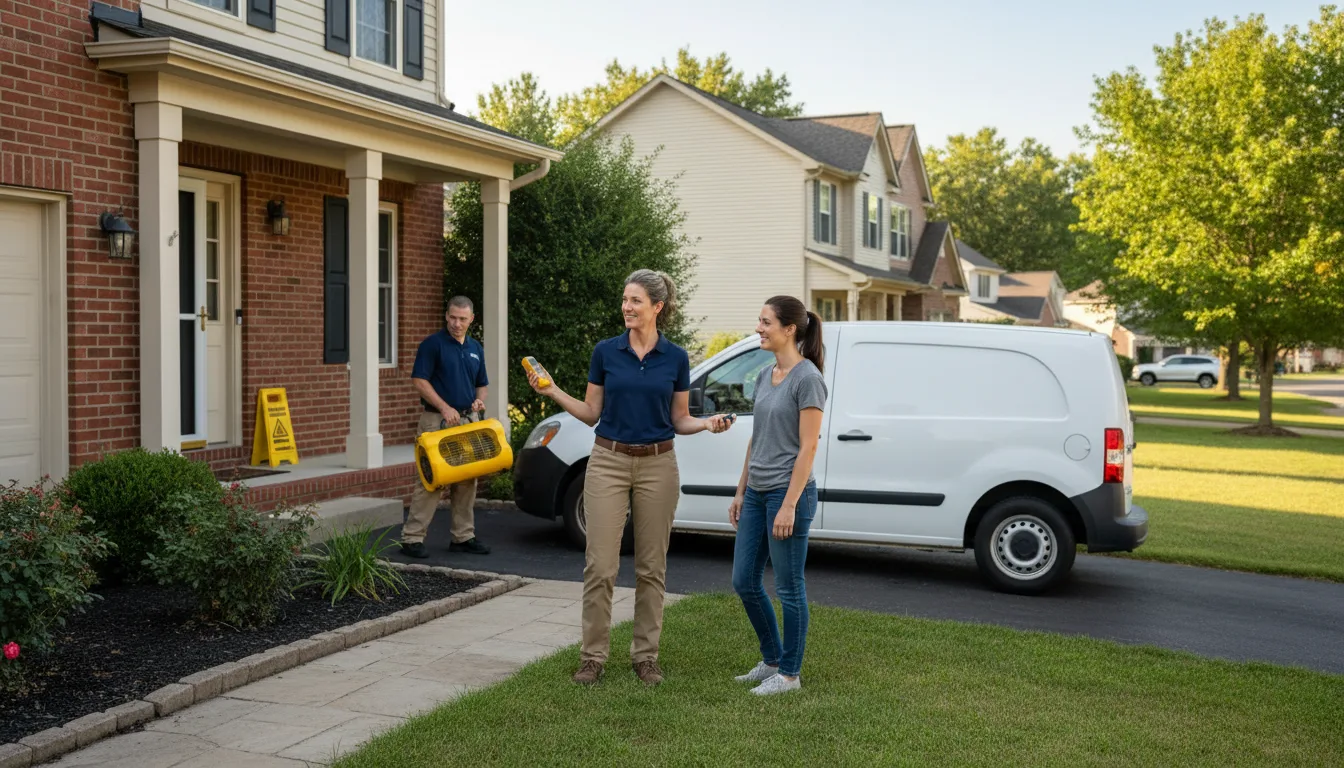 Residential water damage restoration in Gordonville, PA